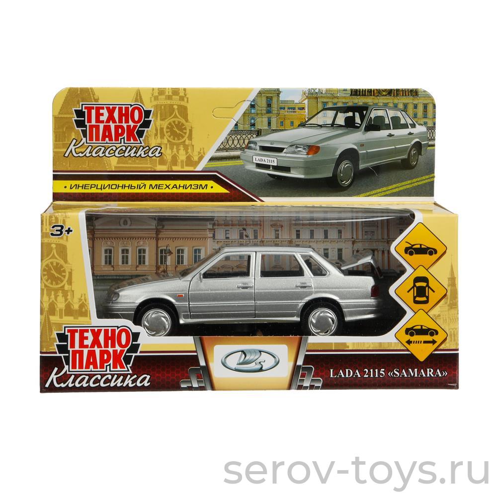Модель Технопарк LADA -2115 SAMARA 2115-12-SRGY-WOD Классика Серебристо-серая в кор