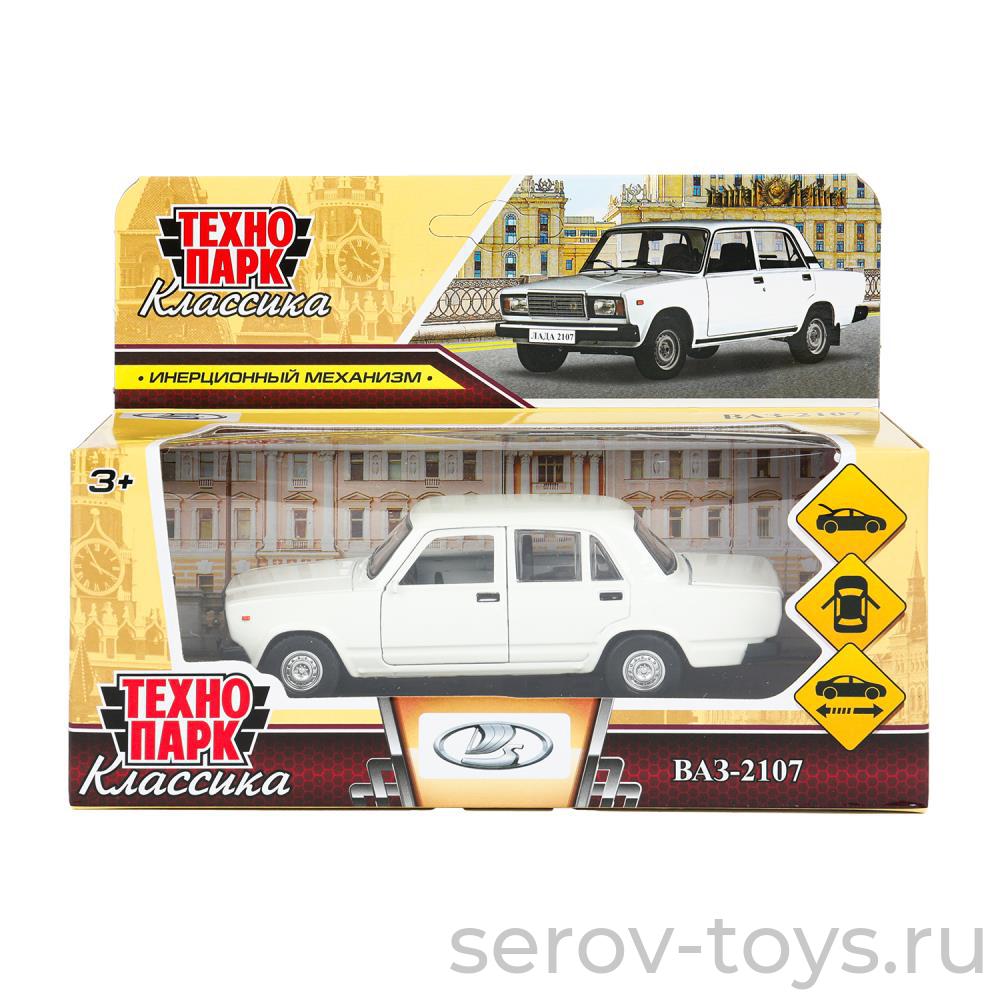 Модель Технопарк ВАЗ-2107 Жигули 2107-12-WH (72) Классика Белый в кор