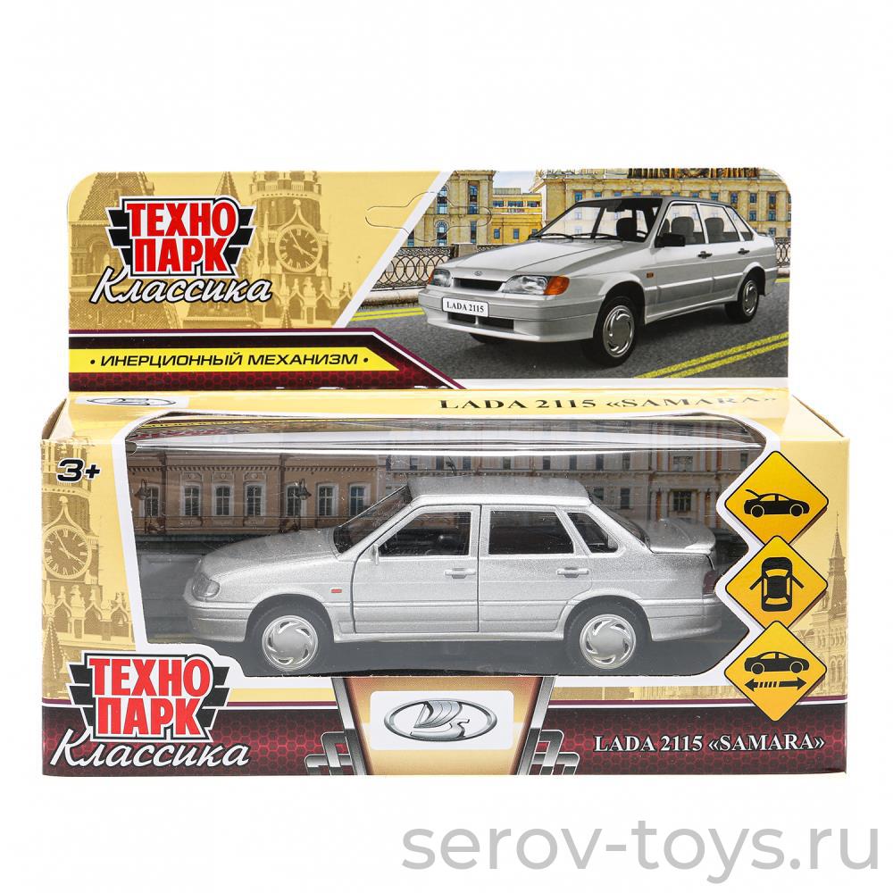 Модель Технопарк LADA 2115 SAMARA 2115-12-SRGY Классика Серебристо-сарая в кор