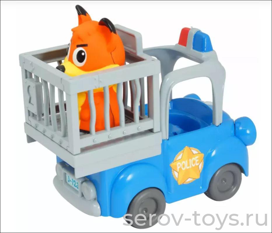Полицейская машина Бани 61144 звук,инерция