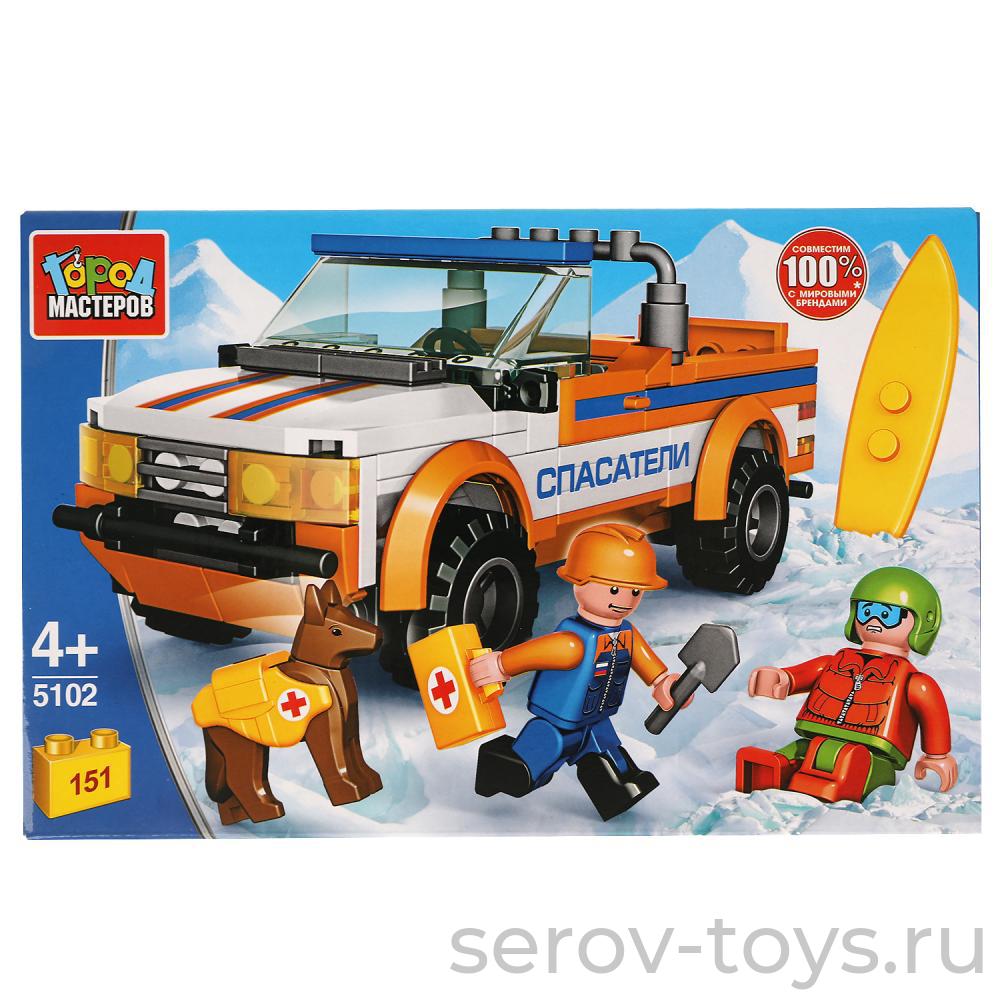 Конструктор Город мастеров 5102 ПИКАП горных спасателей 151 дет