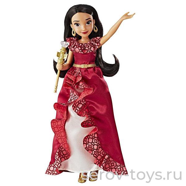 Hasbro Disney Princess C0379 Кукла Елена Принцесса Авалора и волшебный скипетр со свет эфф(мятая кор