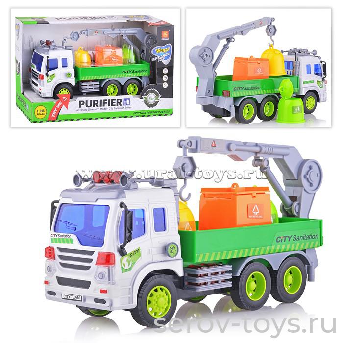 Машина инерц 1:16 WY309S Манипулятор свет звук Wenyi