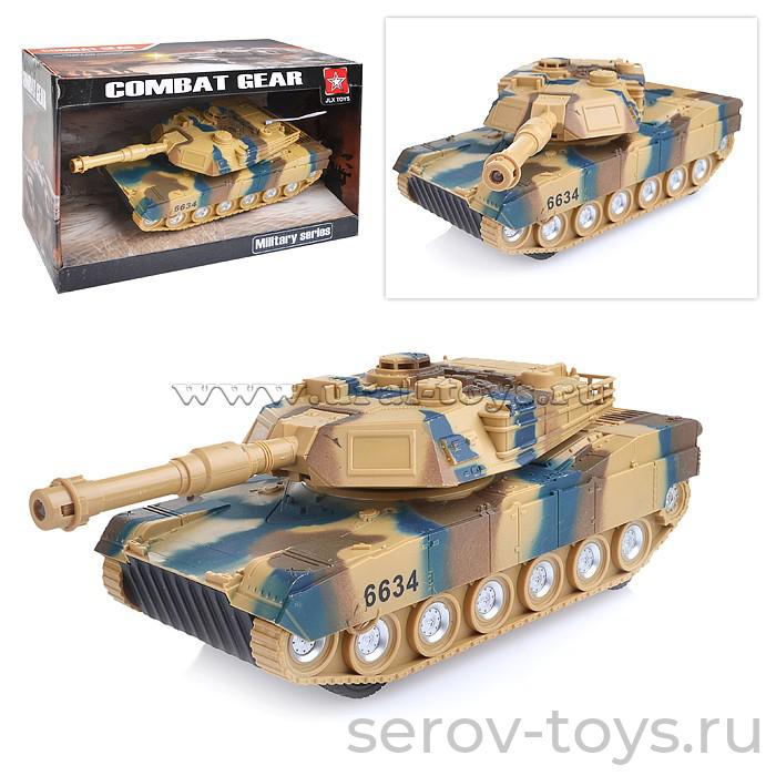 Танк 6634 (свет, звук)  в кор 17x25x14см JLX TOYS
