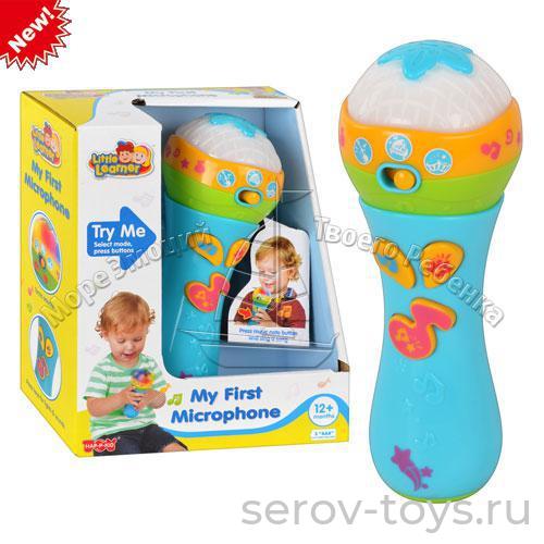 Микрофон 4215 на бат. свет. звук