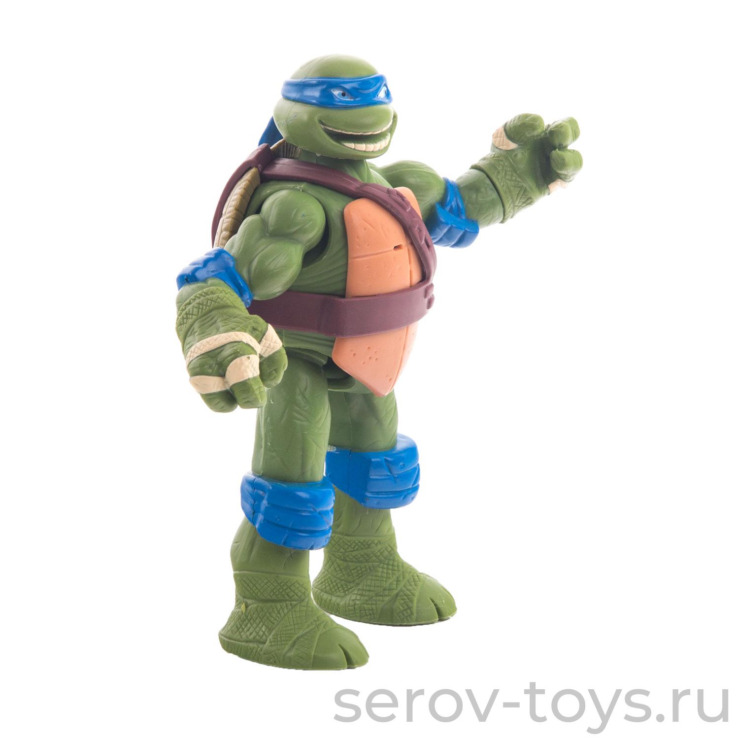 Фигурка 91673 Черепашки Ниндзя 15см озвуч Клич ниндзя Turtles Лео