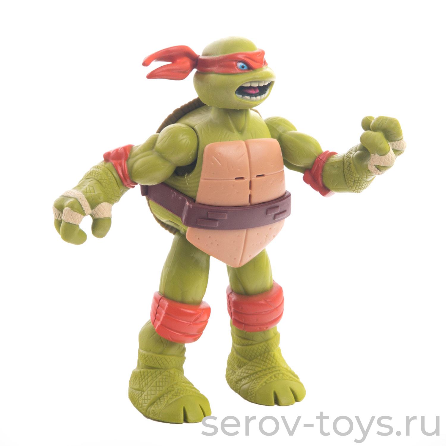 Фигурка 91675 Черепашки Ниндзя 15см озвуч Клич ниндзя Turtles Майк