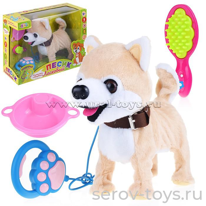 Собака CL1500B на д/у с аксесс ходит под музыку лает в кор