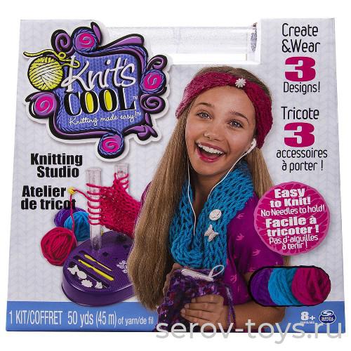 Набор ДТ 15800 Студия вязания Knits Cool (станок + нитки 45 м)