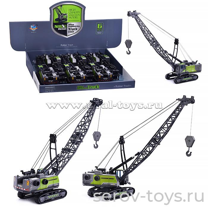 Строительная техника 601-2 Кран на гусеницах металл в кор 6шт