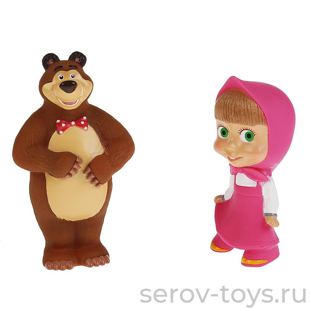 Пластизоль Капитошка 1117R-PVC Маша и медведь  в сетке Играем вместе