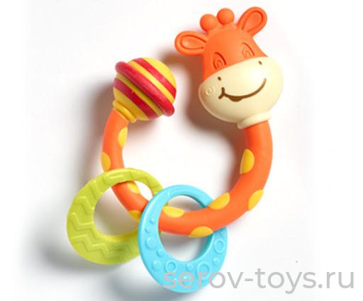 Погремушка-прорезыватель Жираф Сеня 461