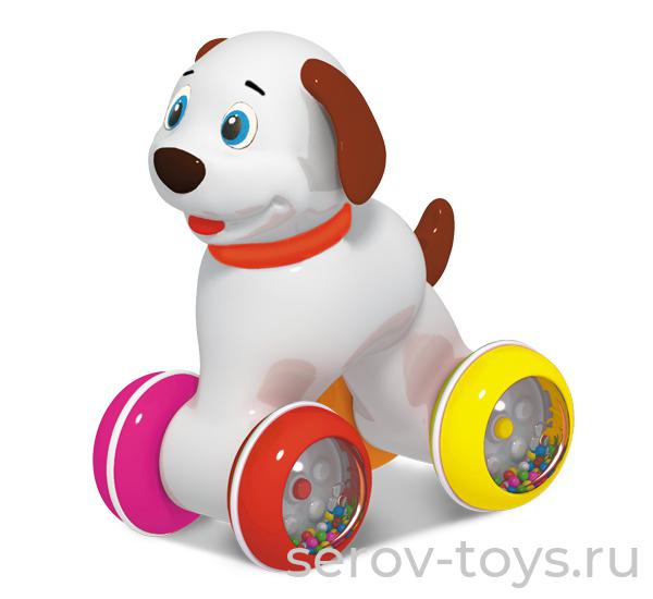 Игрушка-покатушка Собачка 01394 в кор Стеллар
