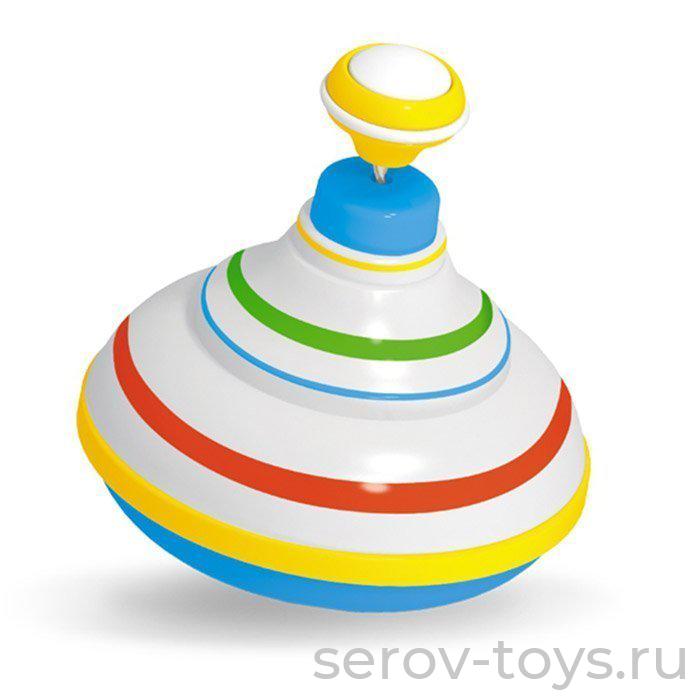 Юла с музыкой 01968  12см в сетке Стеллар