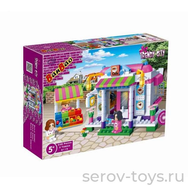 Конструктор БанБао 6115 Кафе, 338 деталей
