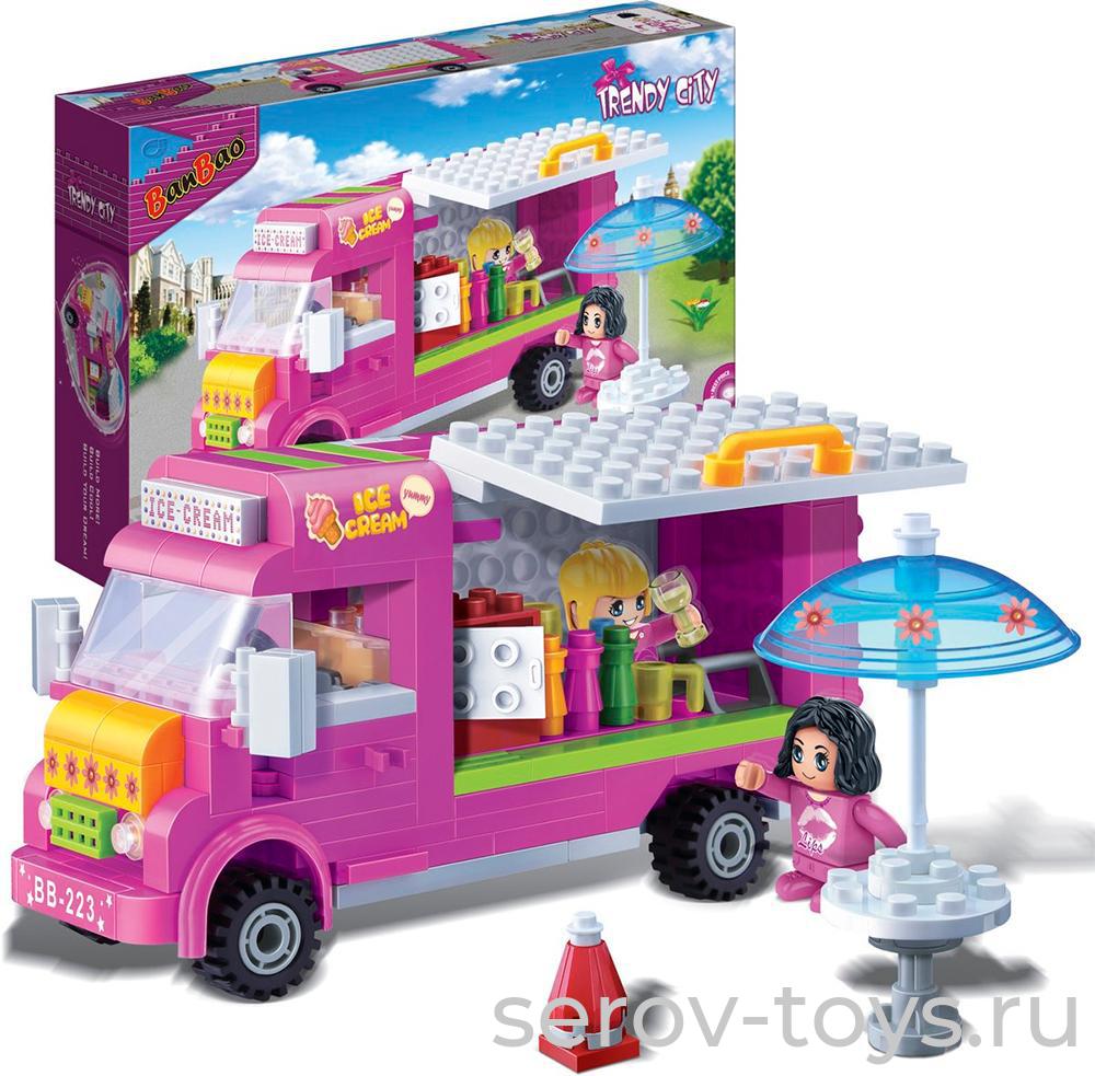 Конструктор БанБао 6117 Кафе-мороженое, 223 деталей