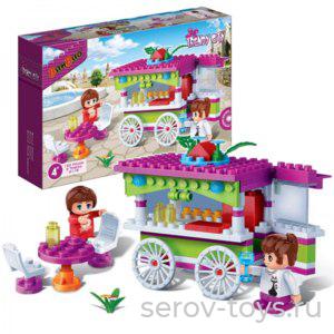 Конструктор БанБао 6118 Кафе на колесах, 120 деталей