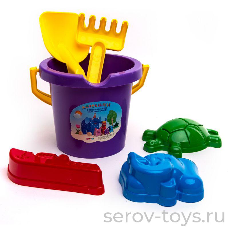 Набор для песка 18WST04 Деревяшки  6 эл