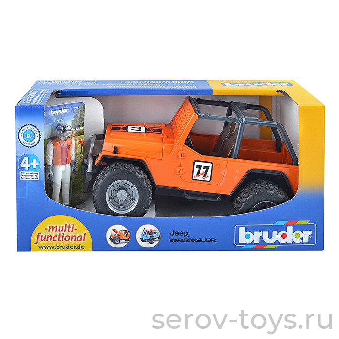 Внедорожник 02-542 Cross Country Racer оранжевый с гонщиком
