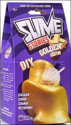 Набор ДТ Юный химик 924 Slime Stories Golden