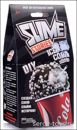 Набор ДТ Юный химик 918 Slime Stories Ice cola