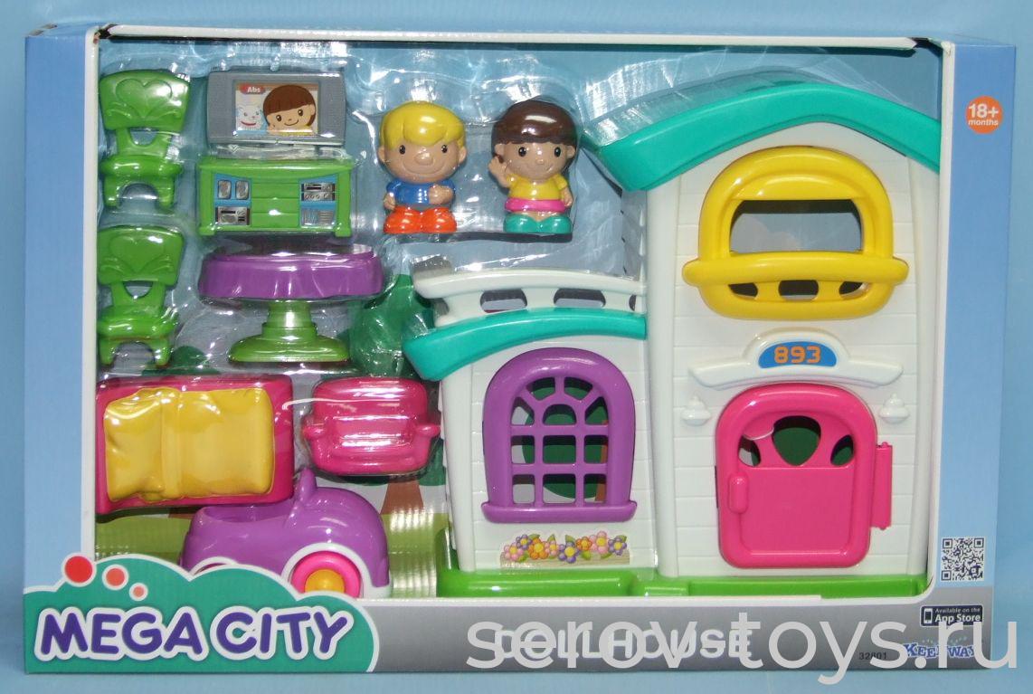 Набор игровой 32801 Кукольный дом Серия Мега Сити