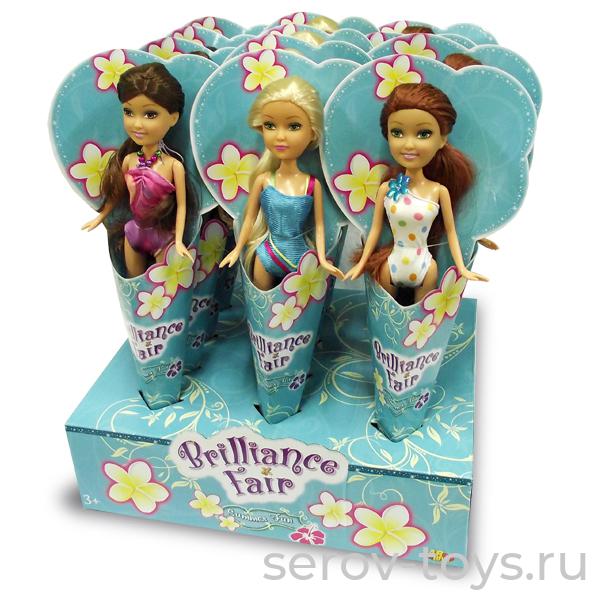 Brilliance Fair Кукла в купальном костюме 250092 в ассорт 27 см в рожке