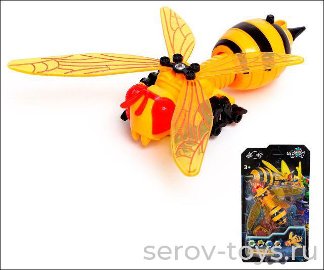 Трансформер Омегатон Пчела FCJ0898314 Насекомые на листе Mr Boy