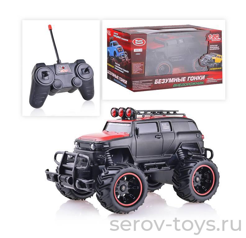 Машина р/у 9809-05/06 Безумные гонки в ассорт на аккум в кор