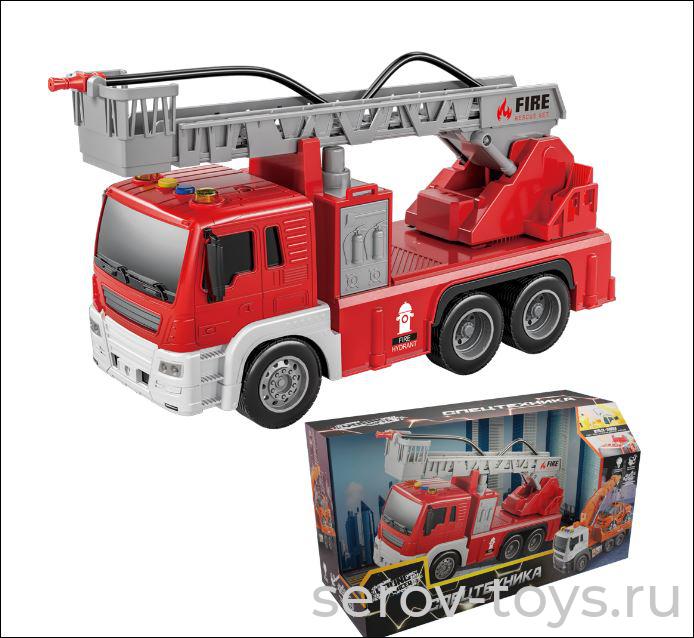 Пожарная машина MK109 свет звук инерц в кор Young racer