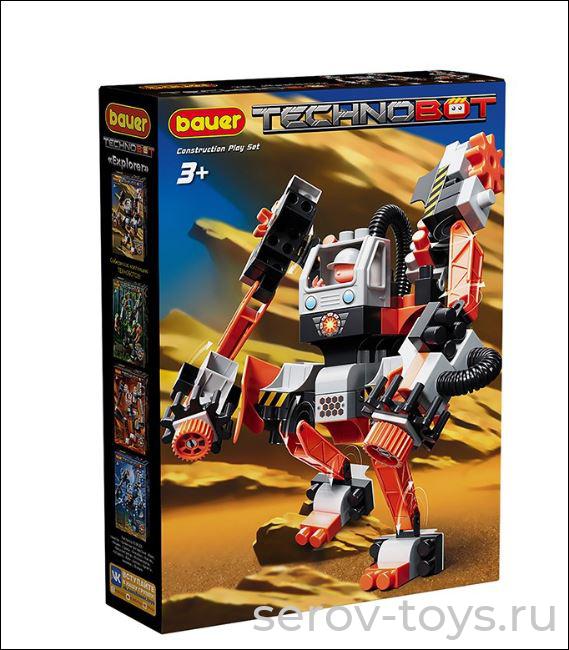 Конструктор Technobot 798 Большой робот с пилотом Bauer