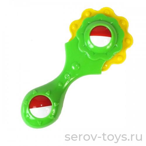 Погремушка 01515 Цветок в пак  Стеллар