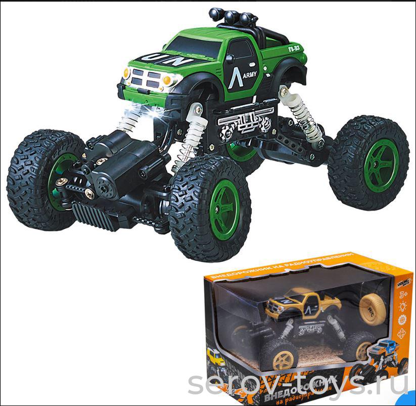 Машина р/у YS6149-2 Внедорожник 4*4 на аккум USB зарядка в кор Young racer