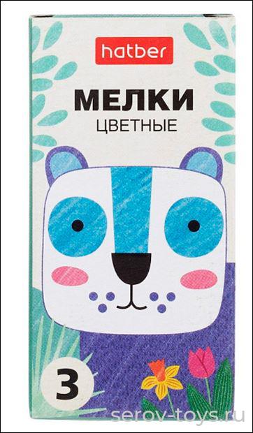 Мел цвет 3шт Нарисуй-ка! ML 082950 Hatber