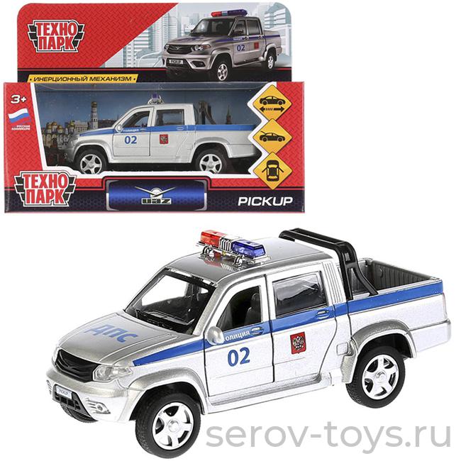 Модель Технопарк UAZ PICKUP-P  Полиция в кор
