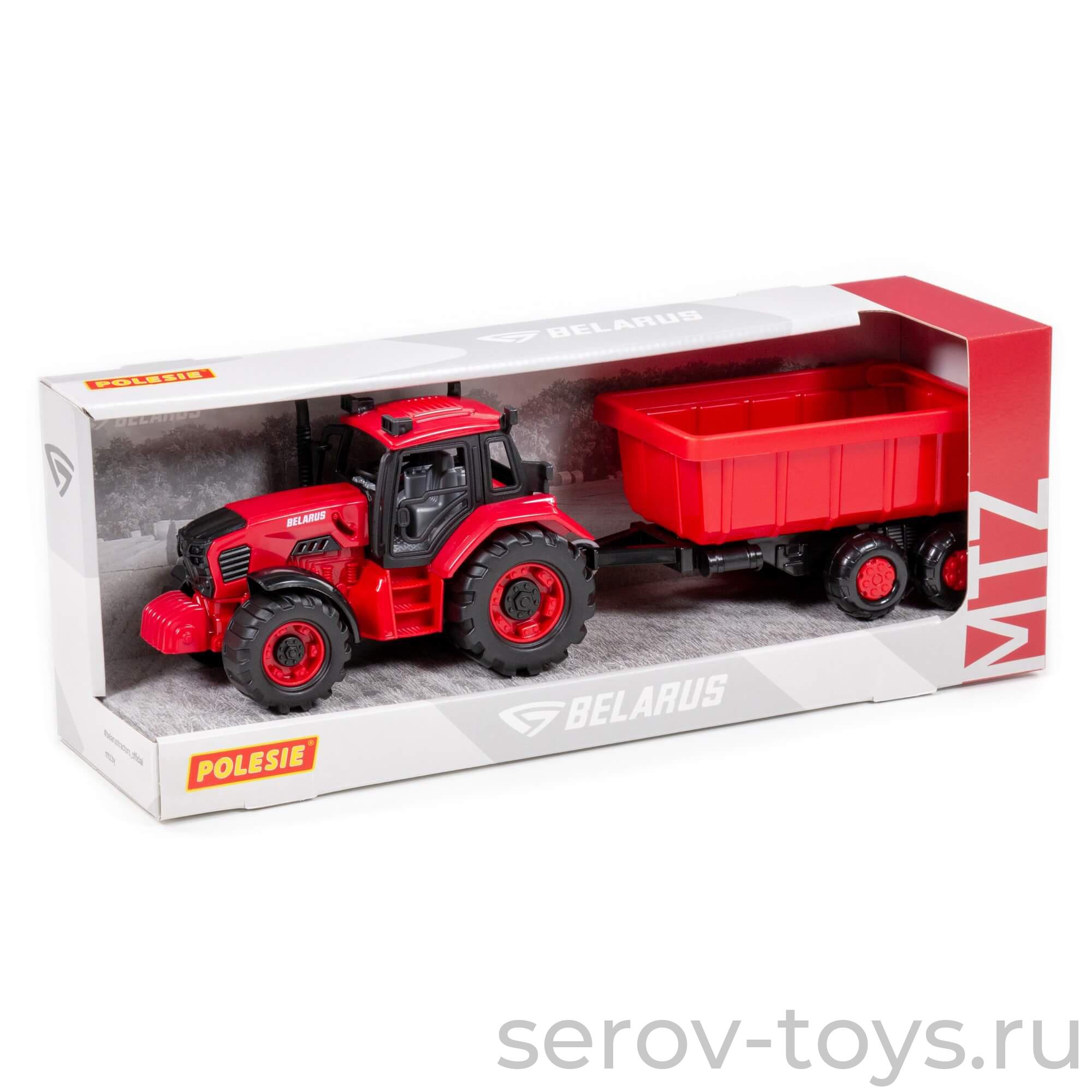 Трактор BELARUS 91321 с прицепом инерц в кор