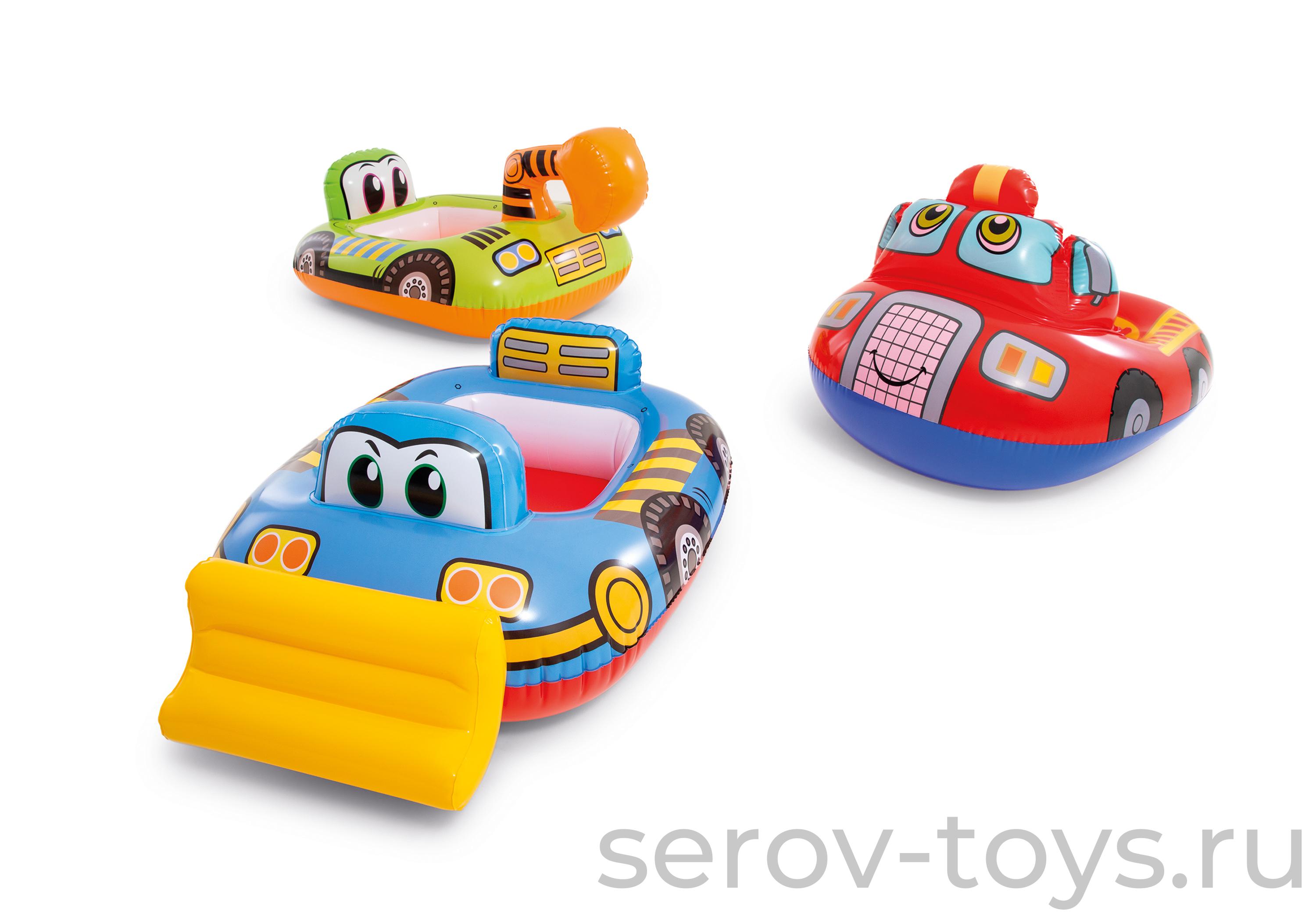 Круг  надувной 59586 Машина/корабль с сиденьем 76*71см 1-2 лет