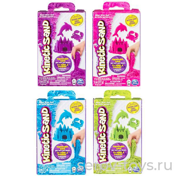 Песок для лепки Kinetic sand 71423 яркий цвет 227 гр