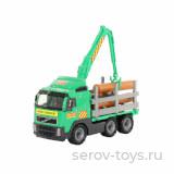 Автомобиль лесовоз 8756 Volvo (в сеточке) ПОЛЕСЬЕ