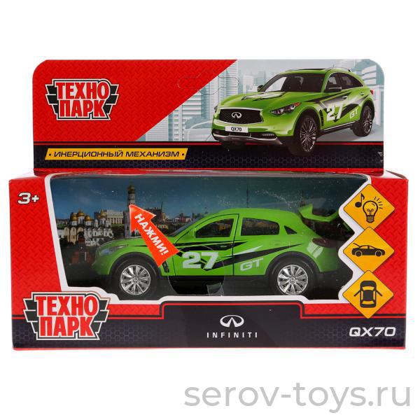 Модель Технопарк INFINITI QX70 Спорт QX70-S-SL свет звук   в кор