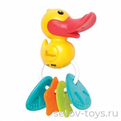 Развивающая игрушка "Утенок" с прорезывателем муз. 61154