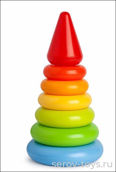 Пирамида Самоцветик 20см 6072 в сетке Абрико