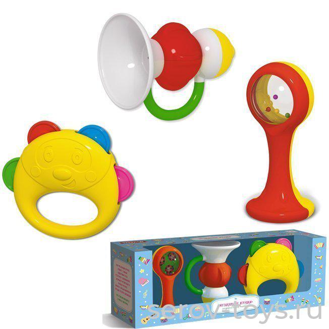 Набор погремушек 01919 Музыкальные в кор  Стеллар