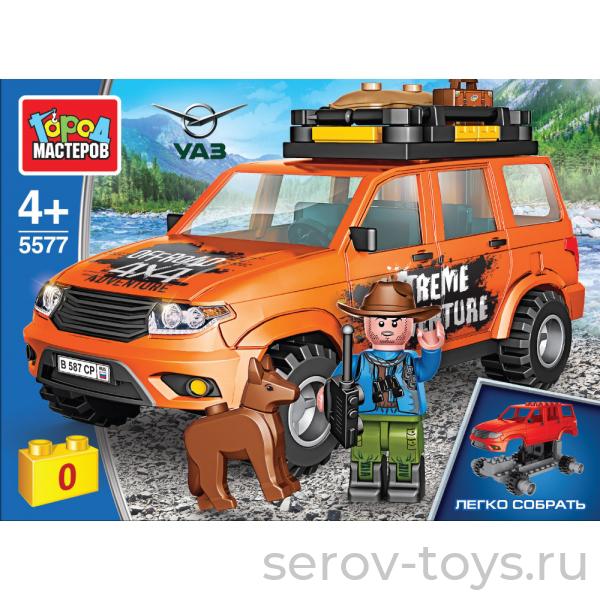 Конструктор Город мастеров 5577 УАЗ Patriot Экспедиция 70 дет