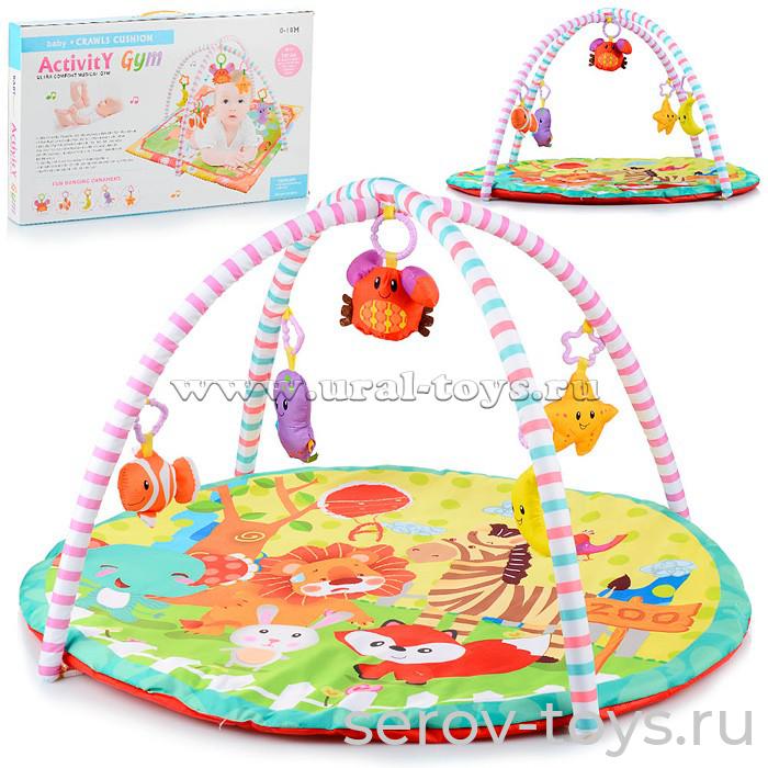 Коврик развивающий 2018-10B с мякишами 95 х 85 х 55 см в кор