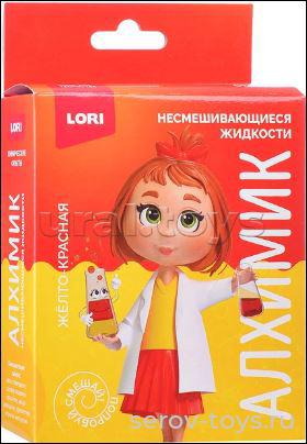 Набор Химические опыты Оп-108 Несмешивающиеся жидкости Желто-красная Lori