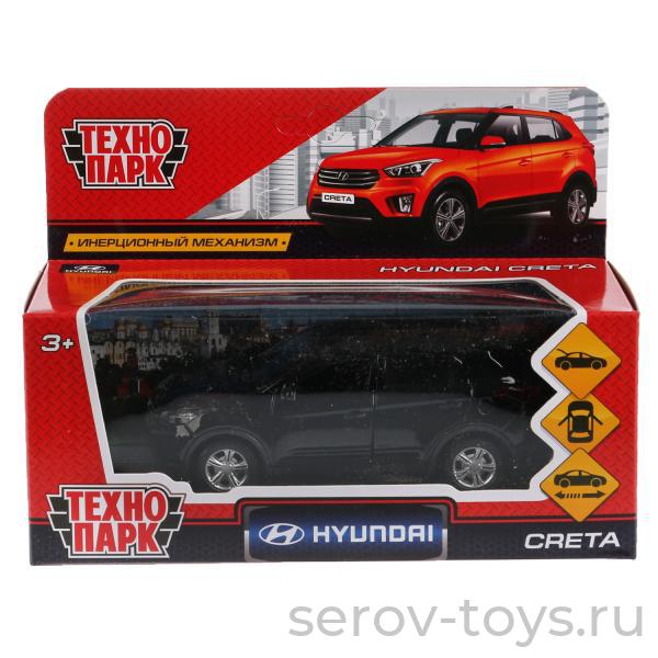 Модель Технопарк HYUNDAI CRETA-BK Гражданская Черная в кор