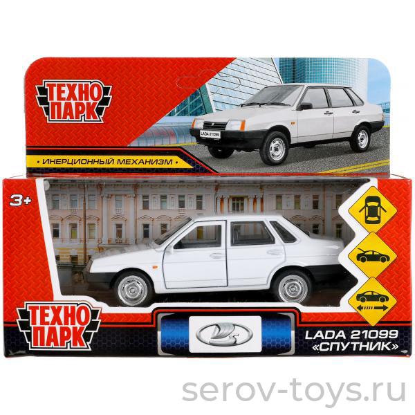 Модель Технопарк LADA Ваз-21099 Спутник 21099-12-WH Белая в кор