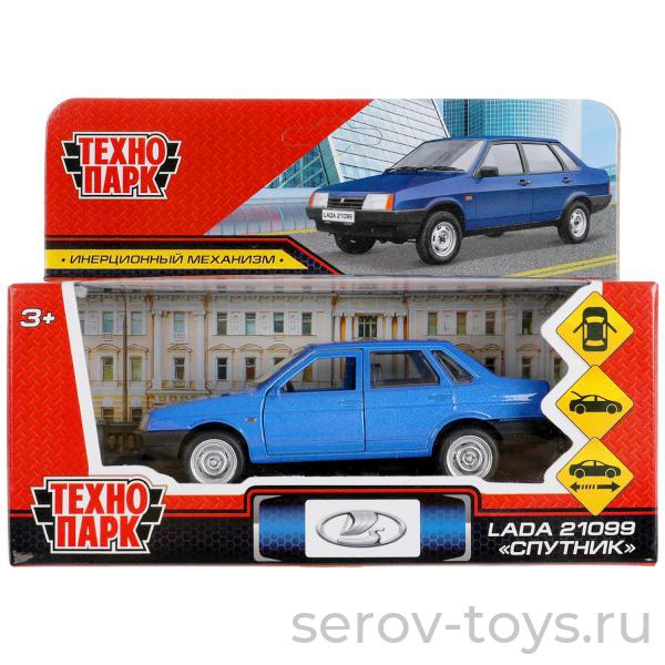 Модель Технопарк LADA Ваз-21099 Спутник 21099-12-BU Синяя в кор