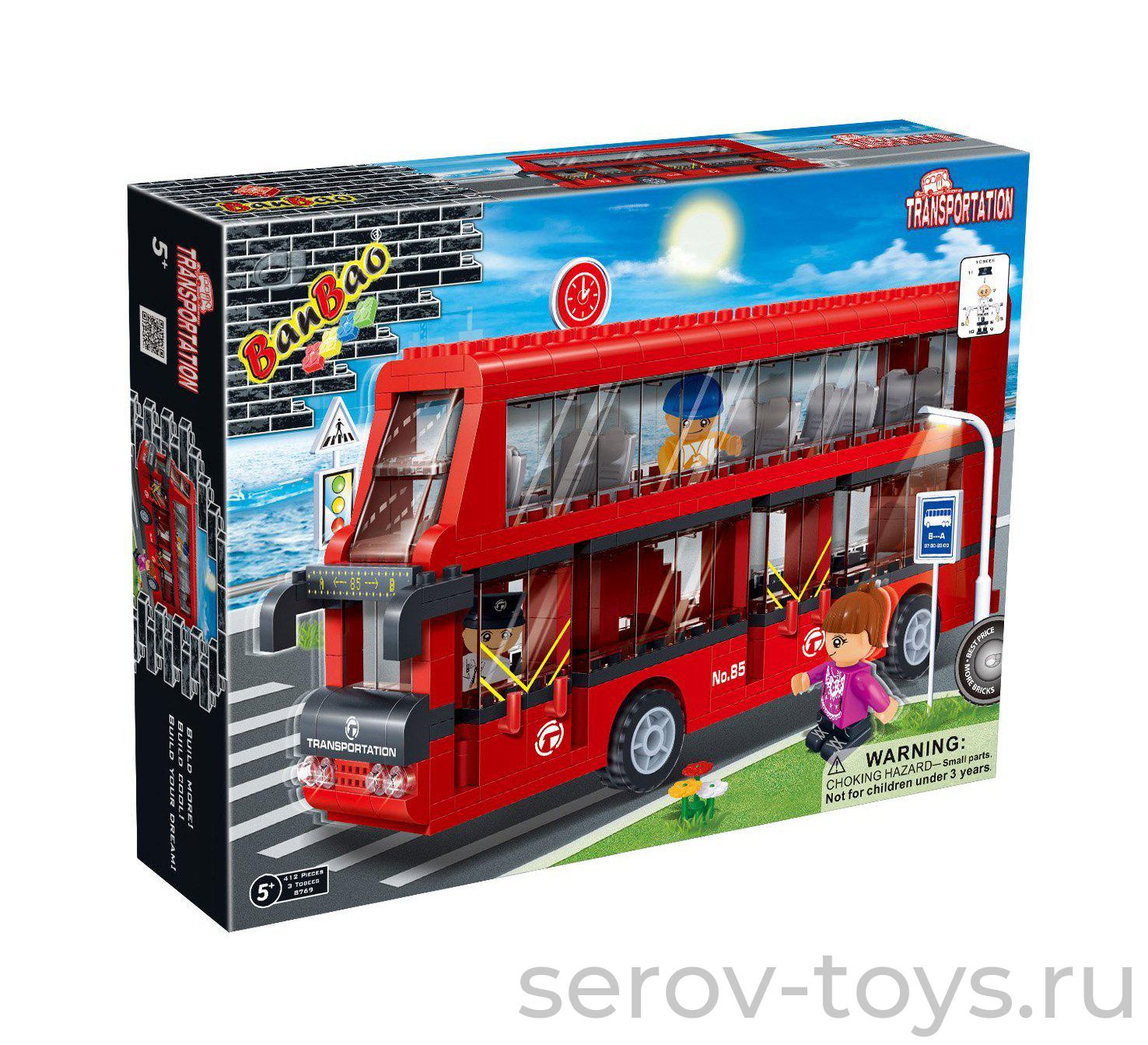 Конструктор БанБао 8769 Автобус 412дет